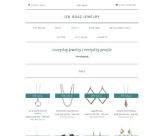 Jenboaz.com(Everyday jewelry) Screenshot