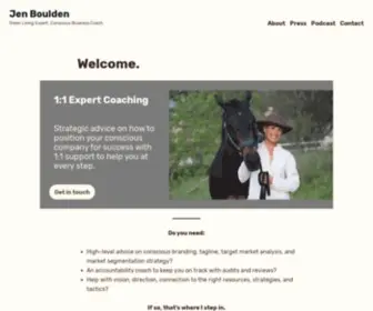 Jenboulden.com(Green Living Expert) Screenshot