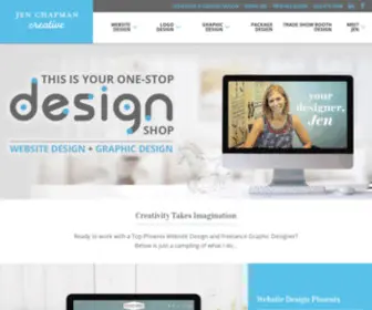 Jenchapmancreative.com(Small Business Website Design) Screenshot