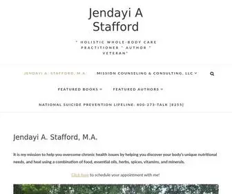 Jendayiastafford.com(Holistic Whole) Screenshot