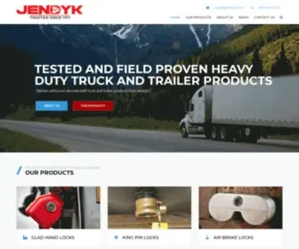 Jendyk.com(Heavy Duty Truck and Trailer Security Products) Screenshot
