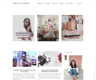 Jenellbstewart.com(Business Coach) Screenshot