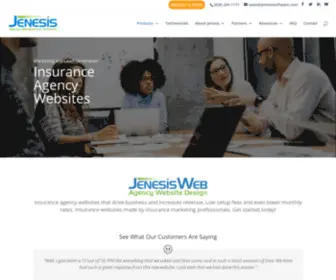 Jenesispro.com(Insurance Agency Websites) Screenshot