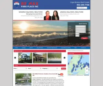 Jenessamacinnis.com(Cape Breton real estate) Screenshot