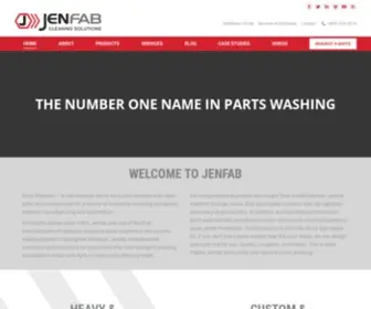 Jenfab.com(Parts Washers for Commercial and Industrial Businesses) Screenshot