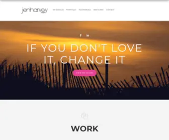 Jenharvey.com(Jen Harvey Design) Screenshot