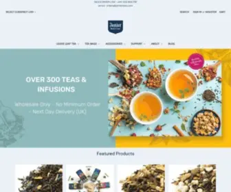 Jenierteas.com(Jenier World of Teas) Screenshot