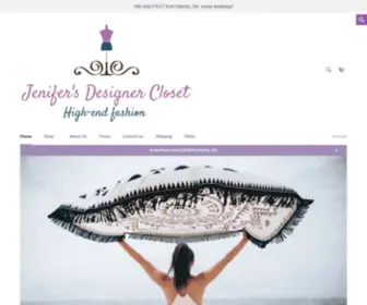 Jenifersdesignercloset.com(Jenifers Designer Closet swimsuits) Screenshot