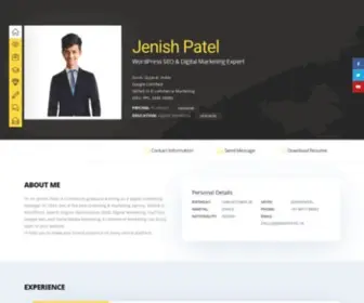 Jenishpatel.in(Digital Marketing Expert) Screenshot