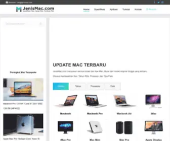 Jenismac.com(Spesifikasi Mac) Screenshot