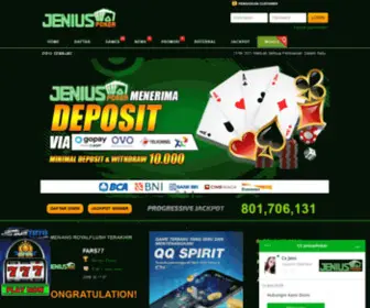 Jeniuspoker.net Screenshot