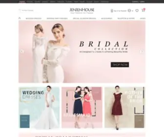 Jenjenhouse.com(Wedding Dresses) Screenshot