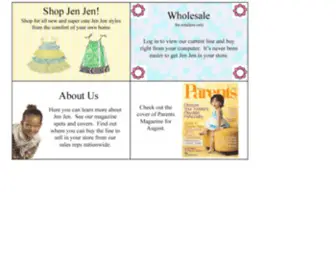 Jenjenkids.com(Jen Jen boutique girls clothing) Screenshot