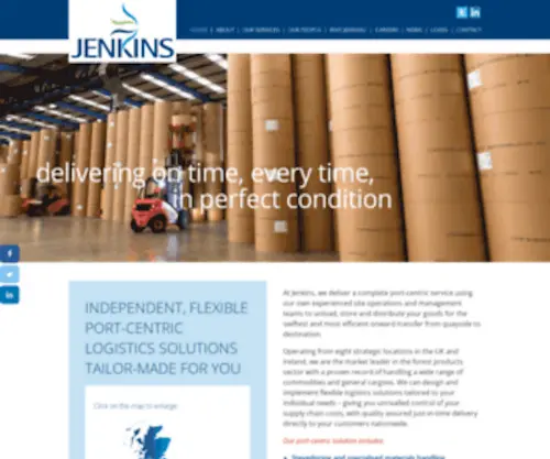 Jenkins-Shipping.com(Jenkins Shipping) Screenshot