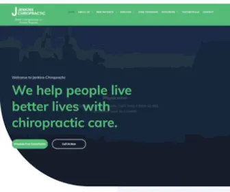 Jenkinschiroandwellness.com(Jenkins Chiropractic) Screenshot