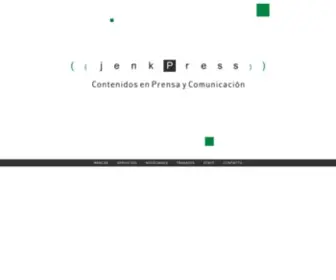 Jenkpress.com.ar(Agencia de Prensa y Comunicaci) Screenshot