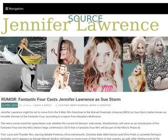 Jenlawrence.org(Jennifer Lawrence Source @) Screenshot