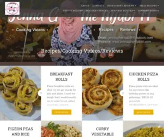 Jennagthehijabitt.com(Recipes/Cooking Videos/Reviews) Screenshot