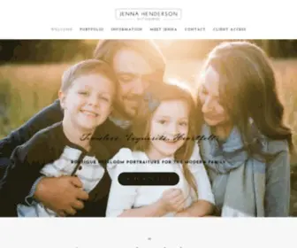 Jennahendersonportraits.com(Nashville family photographers) Screenshot