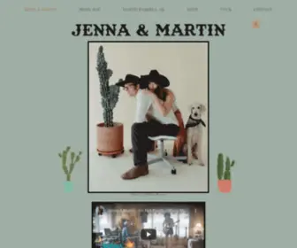 Jennamartinduo.com(JENNA & MARTIN) Screenshot