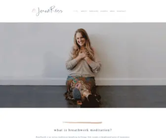 Jennareiss.com(Jenna Reiss Breathwork) Screenshot