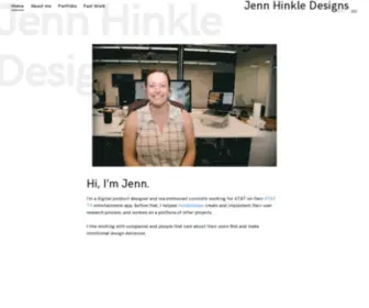 Jennhinkle.com(Jenn Hinkle Designs) Screenshot