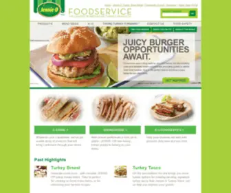 Jennieofoodservice.com(Jennie-O Foodservice) Screenshot