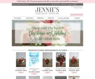 Jennies.com(Jennie's Flowers) Screenshot