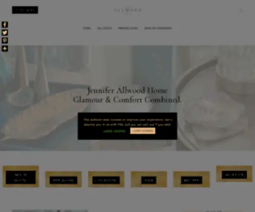 Jenniferallwoodhome.com(Feeling glamorous and comfortable at the same time) Screenshot