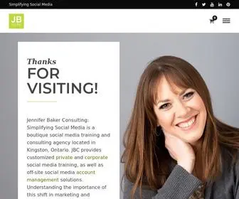 Jenniferbakerconsulting.com(Digital Marketing Agency Kingston) Screenshot