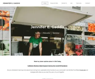 Jenniferelainegaddis.com(SCHOOL FOOD POLITICS) Screenshot