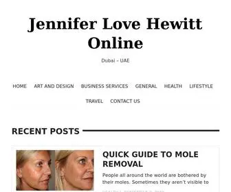 Jenniferlovehewittonline.com(Dubai) Screenshot