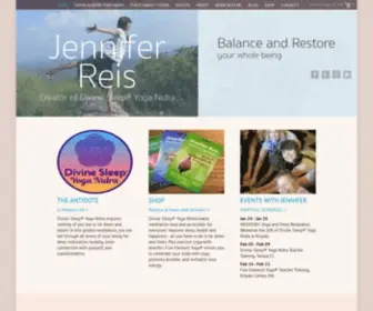 Jenniferreisyoga.com(Divine Sleep® Yoga Nidra and Five Element Yoga®) Screenshot