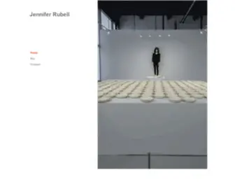 Jenniferrubell.com(Jennifer Rubell) Screenshot