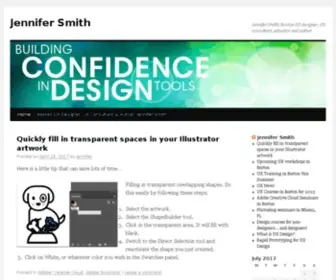 Jennifersmith.com(Boston UX designer) Screenshot