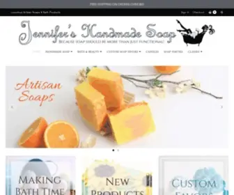 Jennifersoap.com(Jennifer's Handmade Soap) Screenshot