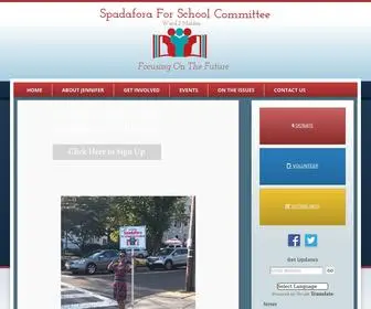 Jenniferspadafora.com(Jennifer Spadafora Ward 3 School Committee) Screenshot