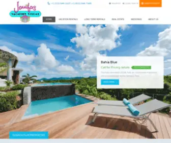 Jennifersvacationvillas.com(St Maarten Vacation Rentals) Screenshot