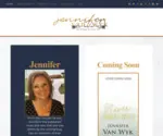 Jennifervanwykauthor.com Screenshot