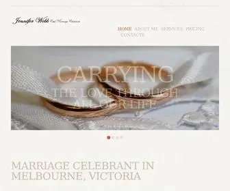 Jenniferwebbcelebrant.com.au(Jennifer Webb) Screenshot