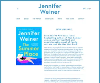 Jenniferweiner.com(Jennifer Weiner) Screenshot