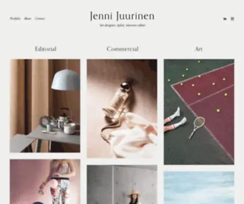 Jennijuurinen.com(Jenni Juurinen) Screenshot