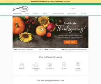 Jenningsflorists.com(Jennings Florists) Screenshot