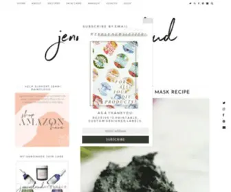 Jenniraincloud.com(A Natural Lifestyle Blog) Screenshot