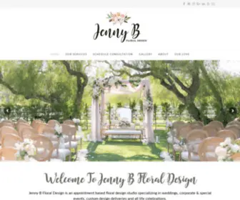 Jennybfloraldesign.com(Jenny B Floral Design) Screenshot