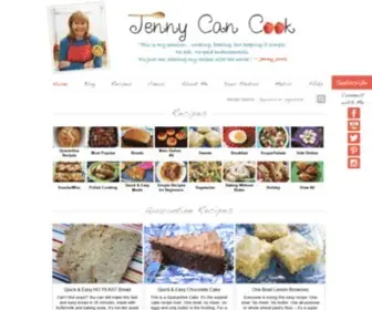 Jennycancook.com(Homemade Quick Easy Recipes and Healthy Desserts) Screenshot