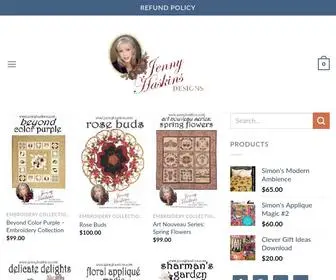 Jennyhaskins.com(Jenny Haskins Designs) Screenshot