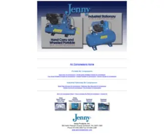 Jennyproductsinc.com(Jenny Hand Carry) Screenshot