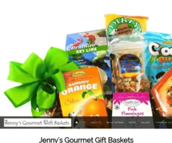 Jennysgourmetbaskets.com(Jenny's Gourmet Baskets) Screenshot