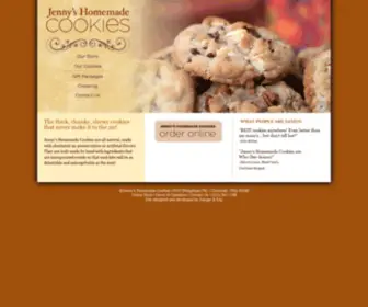 Jennyshomemadecookies.com(Jenny's Homemade Cookies) Screenshot